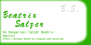 beatrix salzer business card